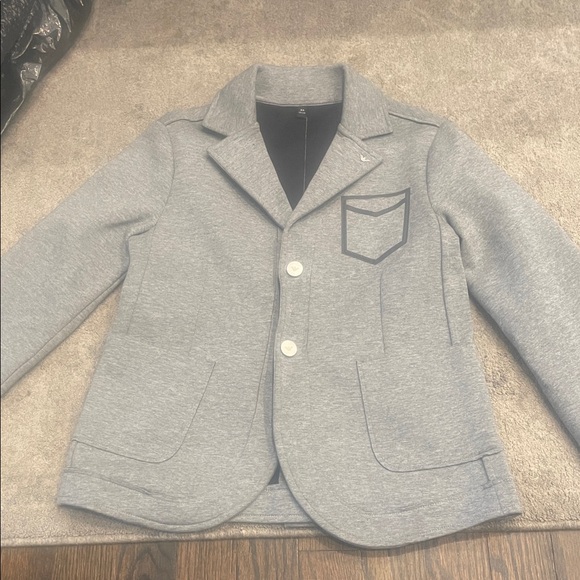 Armani Junior Light Gray Kids Blazer